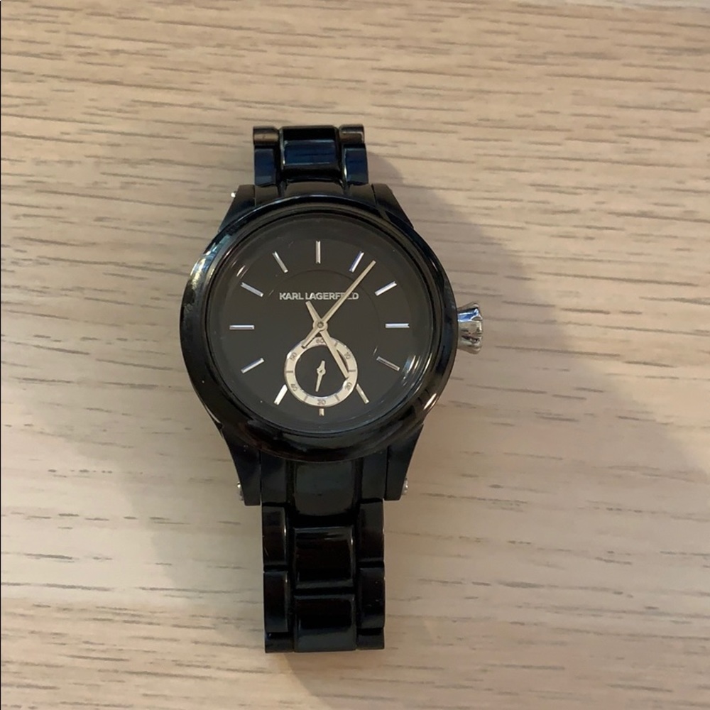 Karl Langerfeld black watch.